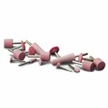 Cgw Abrasives Premium Pink Mounted Point, B52 Tree Point, 3/8 in Dia x 3/4 in L Head, 1/8 in Dia Shank 35985
